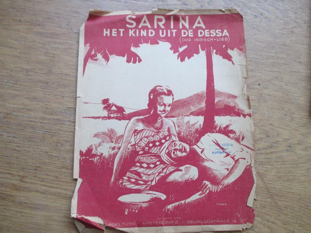 SARINA  HET KIND UIT DE DESSA, Muziek en Instrumenten, Bladmuziek, Zang, Gebruikt, Ophalen of Verzenden, Artiest of Componist