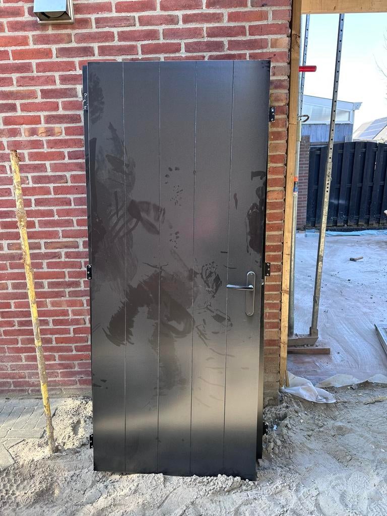 4 zwarte binnen deuren, Doe-het-zelf en Verbouw, Deuren en Horren, Zo goed als nieuw, Binnendeur, Minder dan 200 cm, 80 tot 100 cm