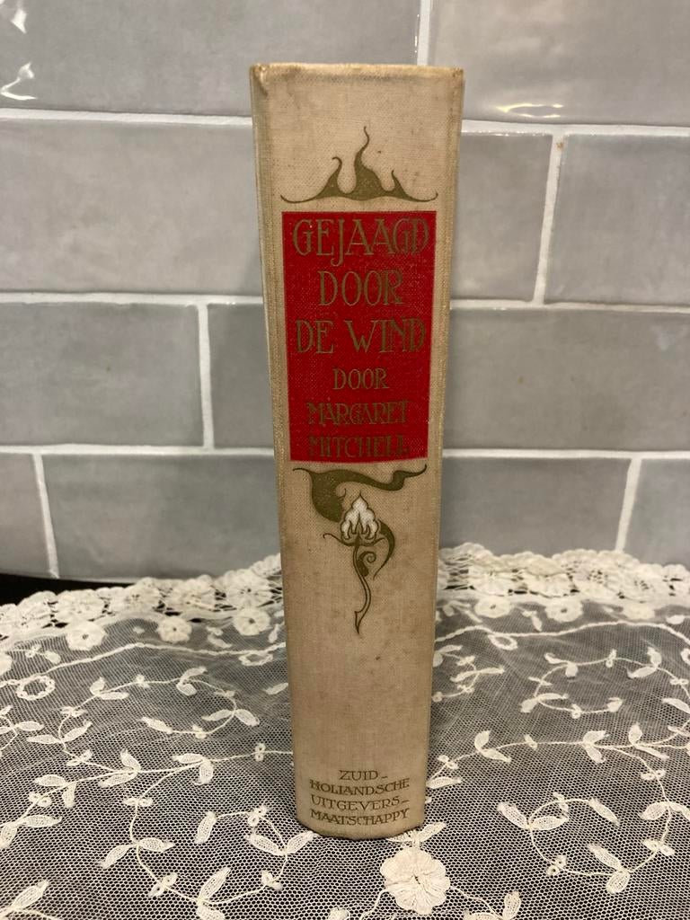 Oud boek: Gejaagd door de wind (160224), Ophalen of Verzenden, Gelezen