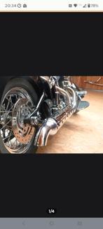 Roadhouse Brand INC 2-1 uitlaat voor Harley Softail Springer, Ophalen of Verzenden, Gebruikt