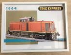 TRIX EXPRESS trein modelbaan Poster in frame, Hobby en Vrije tijd, Modeltreinen | Overige schalen, Wisselstroom, Ophalen of Verzenden