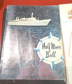 Ss rotterdam Holland amerika lijn menukaarten jaren 50, Gebruikt, Kaart, Foto of Prent, Ophalen of Verzenden, X