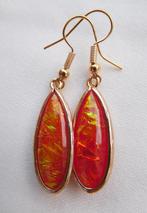 Rode druppel oorhangers (F55786), Overige materialen, Hangers, Nieuw, Ophalen of Verzenden