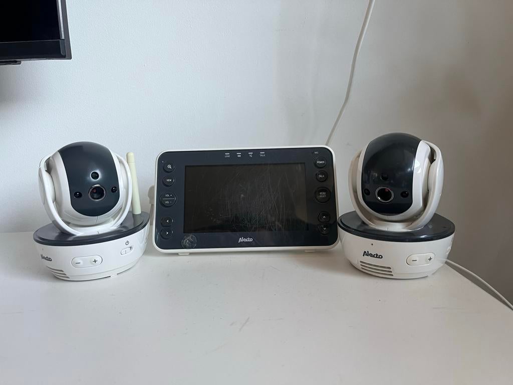 Alecto DVM200XL Babyfoon met Camera, Kinderen en Baby's, Babyfoons, Ophalen of Verzenden, Zo goed als nieuw, 100 tot 250 meter