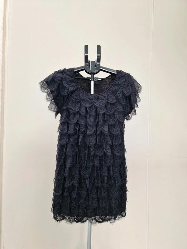 Twin Set jurk zwart kant kralen maat S/M, Maat 38/40 (M), Zwart, Ophalen of Verzenden, Zo goed als nieuw