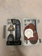 Ferm schuurmachine met accessoires in koffer, Doe-het-zelf en Verbouw, Gereedschap | Schuurmachines, Ophalen, Gebruikt, Minder dan 600 watt