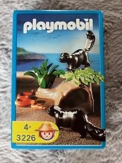 Playmobil set 3226 stinkdieren boomhol slang compleet 2002, Kinderen en Baby's, Speelgoed | Playmobil, Ophalen of Verzenden, Zo goed als nieuw