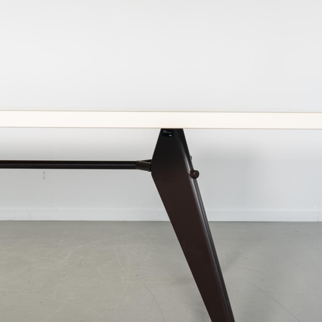 2 Vitra Prouve Em tafel 260 cm Wit, Niet ingevuld, Niet ingevuld, Zo goed als nieuw, 200 cm of meer