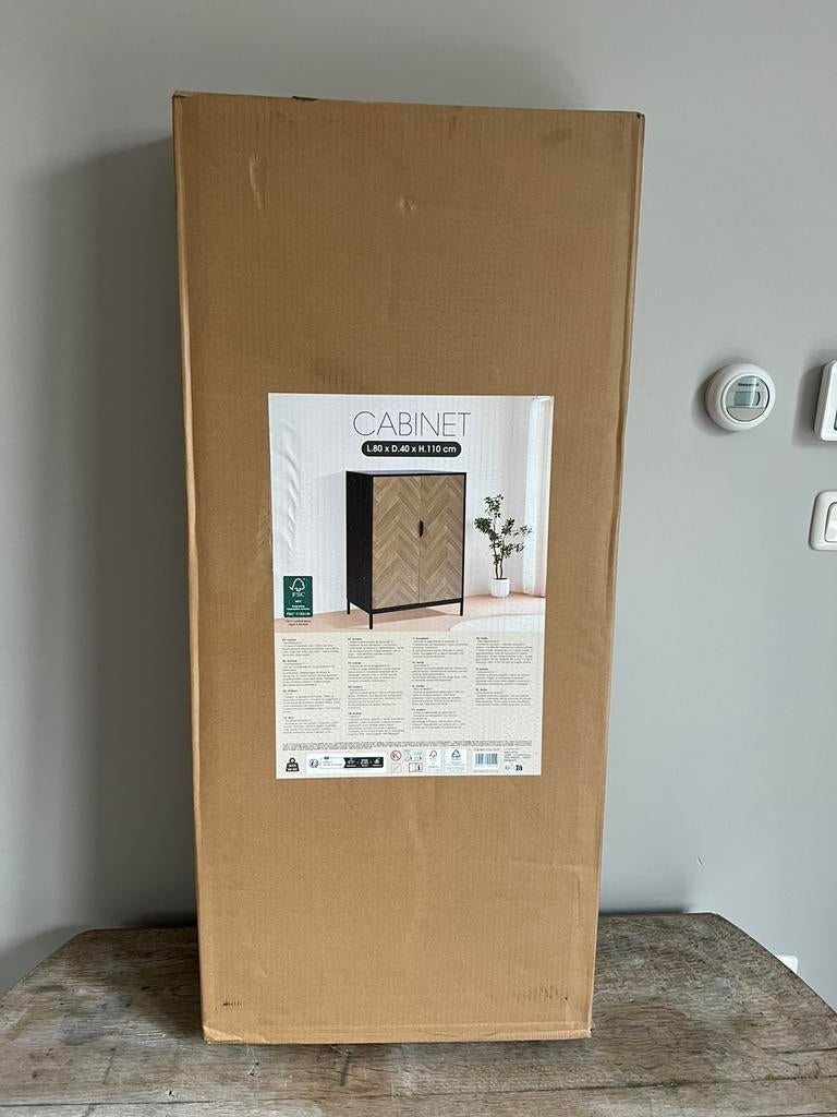 Action Kast Japandi/modern hout & metaal, Ophalen, Nieuw