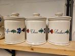 Mooie vintage voorraadpotten: Koffie, Thee, Suiker, Ophalen of Verzenden