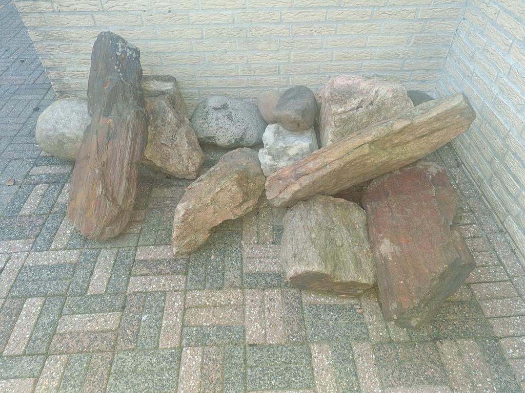 Zwerfkeien, diverse afmetingen., Tuin en Terras, Grind, Keien en Split, Ophalen, Gebruikt