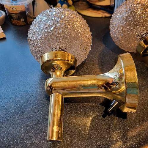 2 x wandlamp, wratten bol, Antiek en Kunst, Curiosa en Brocante, Ophalen of Verzenden