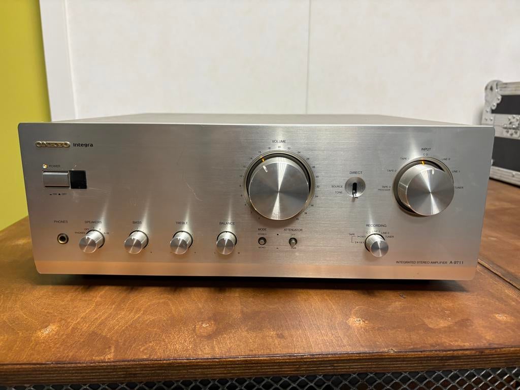 ONKYO INTEGRA A-9711 - monster, Audio, Tv en Foto, Ophalen, Gebruikt, 120 watt of meer, Stereo