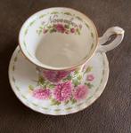 Royal albert flower of the month Kop en Schotel, Ophalen of Verzenden, Zo goed als nieuw, Overige stijlen, Kop(pen) en/of Schotel(s)