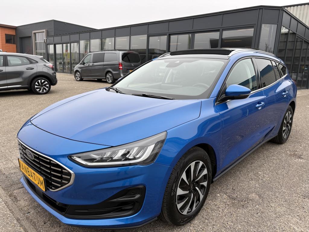 Ford FOCUS Wagon 1.0 Ecoboost Titanium X (bj 2023), Auto's, Ford, 12 maanden, Gebruikt, Blauw, Origineel Nederlands