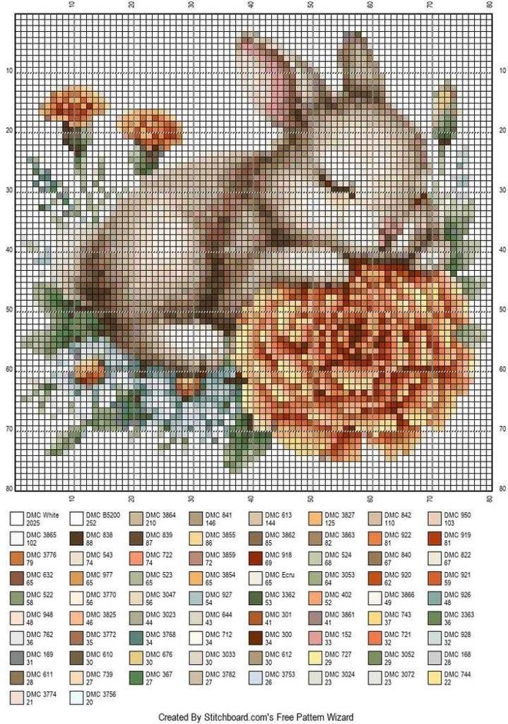 borduurpatroon 44, Ophalen, Nieuw, Handborduren, Patroon