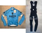 Bianchi Bib Tights met zeem + LS Jersey - Maat S - NIEUW, Verzenden, Nieuw, Kleding