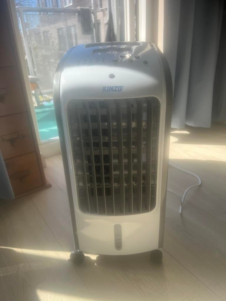 Kinzo aircooler 80 watt met afstandsbediening, Minder dan 60 m³, 3 snelheden of meer, Ophalen of Verzenden, Zo goed als nieuw
