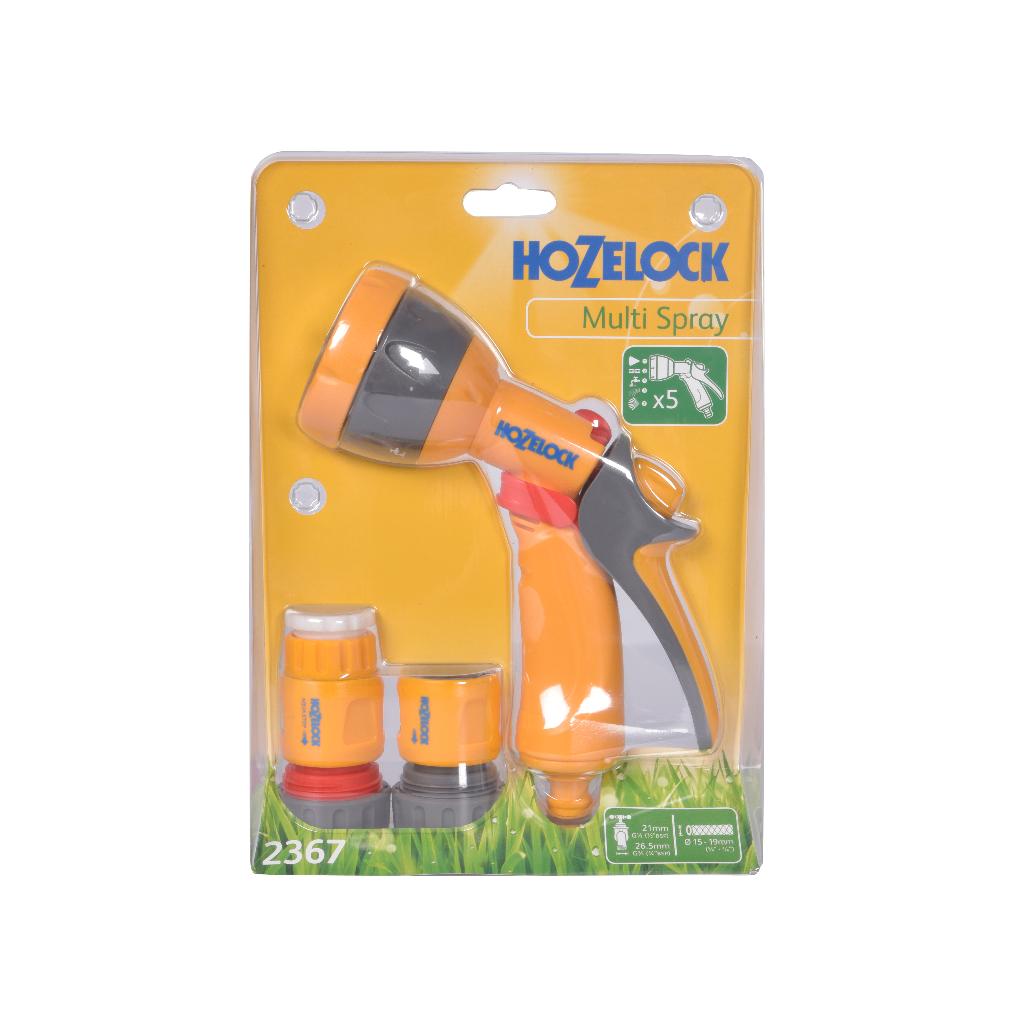 Multi spray broes en koppelingen Hozelock Nieuw!, Ophalen of Verzenden, Nieuw, Multisproeier
