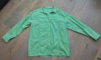 Te koop: Mooie groene, deels linnen, blouse  Maat: L, Ophalen of Verzenden, Zo goed als nieuw, Maat 38/40 (M), Groen