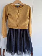 Feestjurk met vestje maat 110-116, Kinderen en Baby's, Kinderkleding | Maat 110, Ophalen of Verzenden, Zo goed als nieuw, Meisje