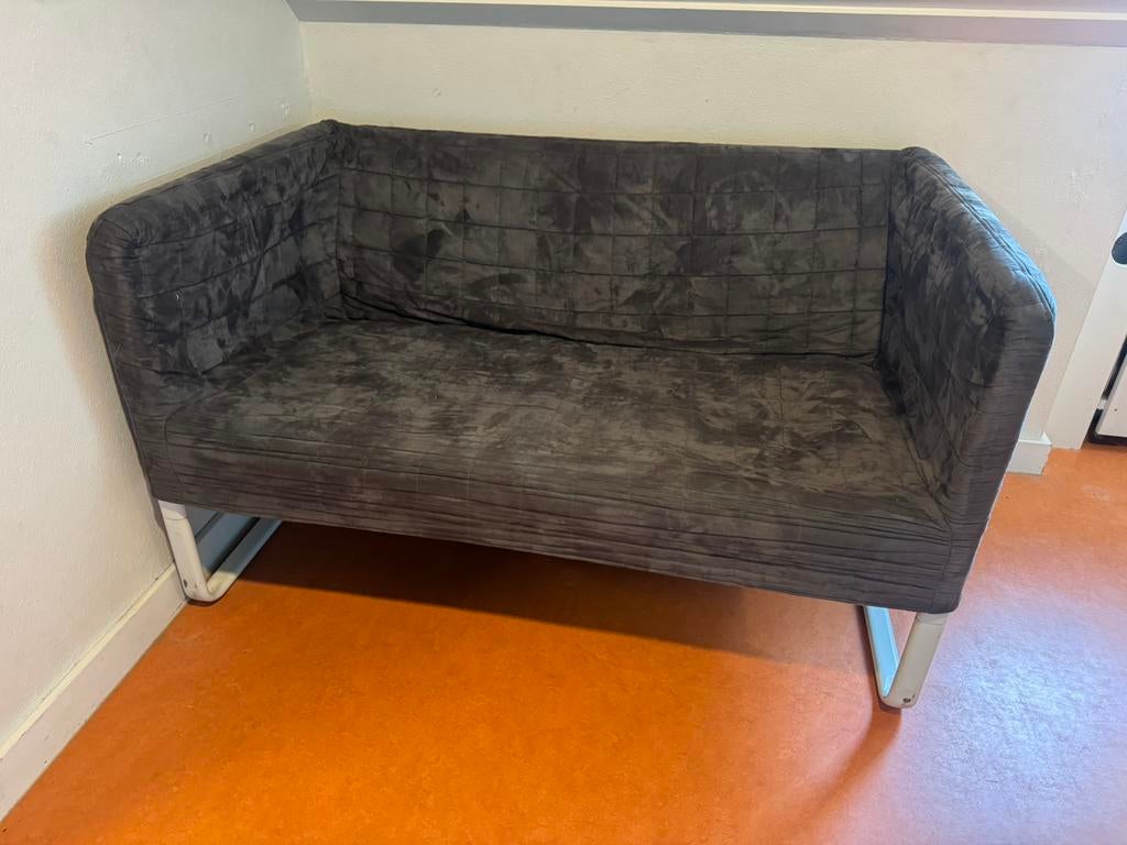 Gratis ikea knopparp bank 2x, Ophalen, Gebruikt, 75 tot 100 cm, Tweepersoons