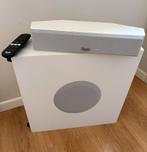 Teufel Cinebar 10+ wit incl subwoofer, Ophalen, Bluetooth, Gebruikt