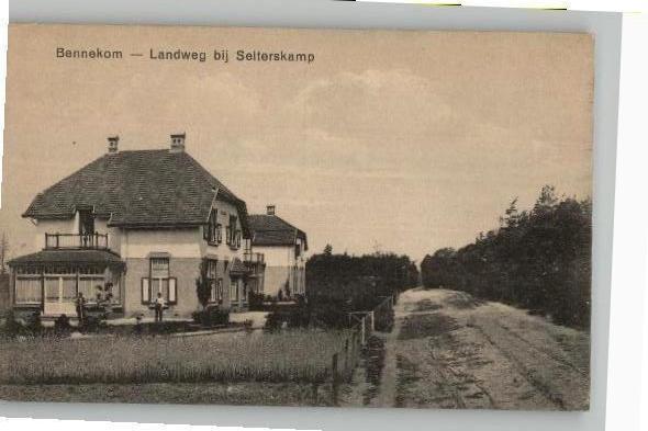 Bennekom Landweg bij Selterskamp uitg A. van Slooten, Verzamelen, Ansichtkaarten | Nederland, Ongelopen, Gelderland, 1920 tot 1940