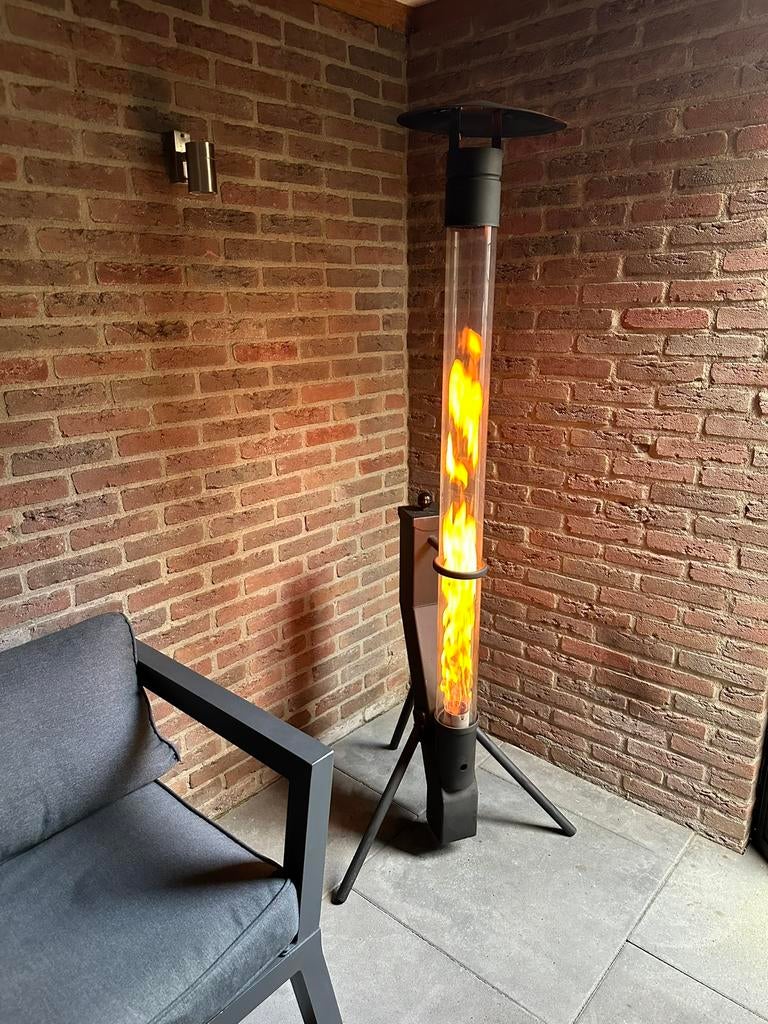 Nieuwe pelletkachels sfeer kachel pellet terras achtertuin, Ophalen, Draaibaar, Vloer, Elegance Heating