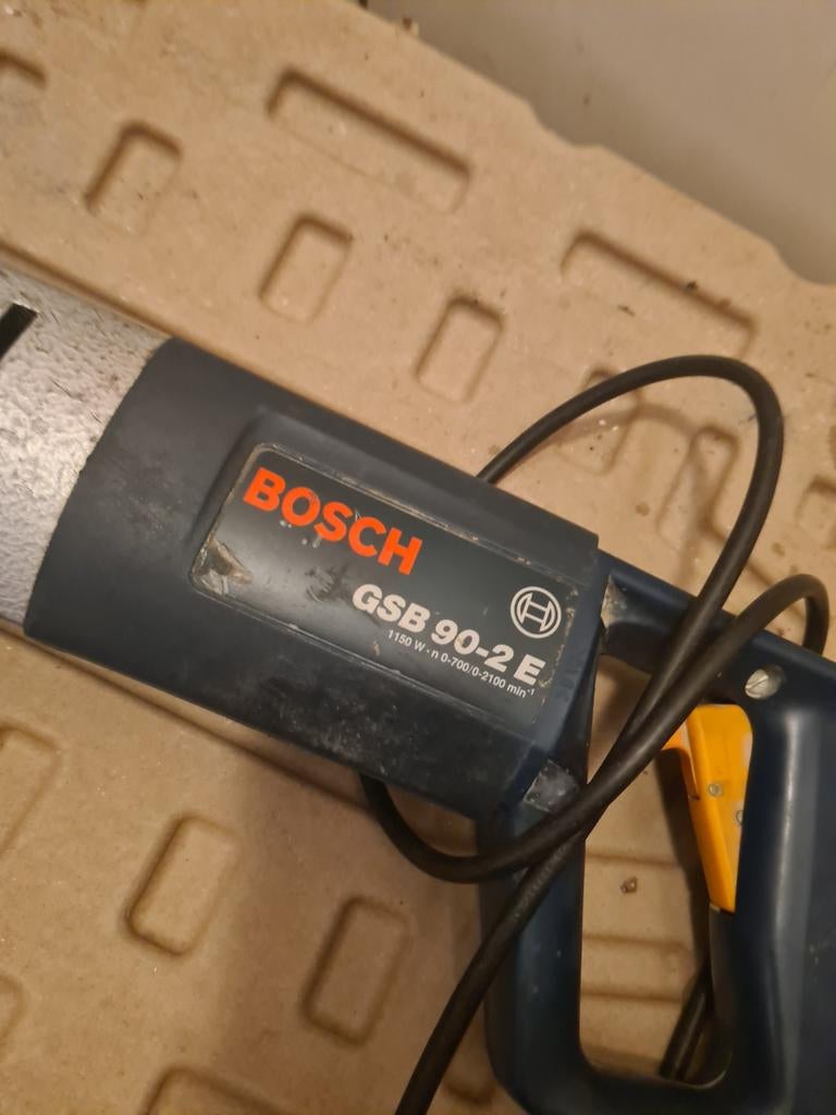 Bosch GSB 90-2 E diamantboormachine. Te koop, Ophalen of Verzenden, Minder dan 700 watt, Haakse handslijpmachine