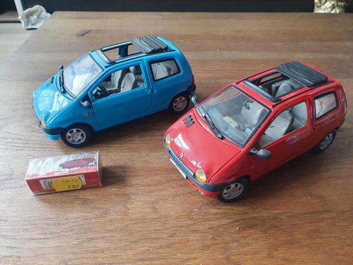 Renault Twingo modelauto's - set van 3, Hobby en Vrije tijd, Modelauto's | Overige schalen, Gebruikt, Overige typen, Ophalen of Verzenden