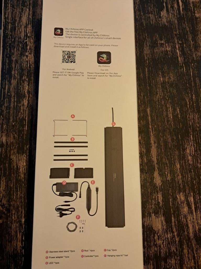 Chihiros aquarium led verlichting., Ophalen of Verzenden, Verlichting of Verwarming