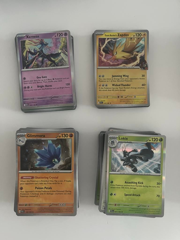 Bulk Pokémon kaarten: /193, /182 en /132. Holo en Reverse in, Gebruikt, Foil, Meerdere kaarten, Ophalen of Verzenden