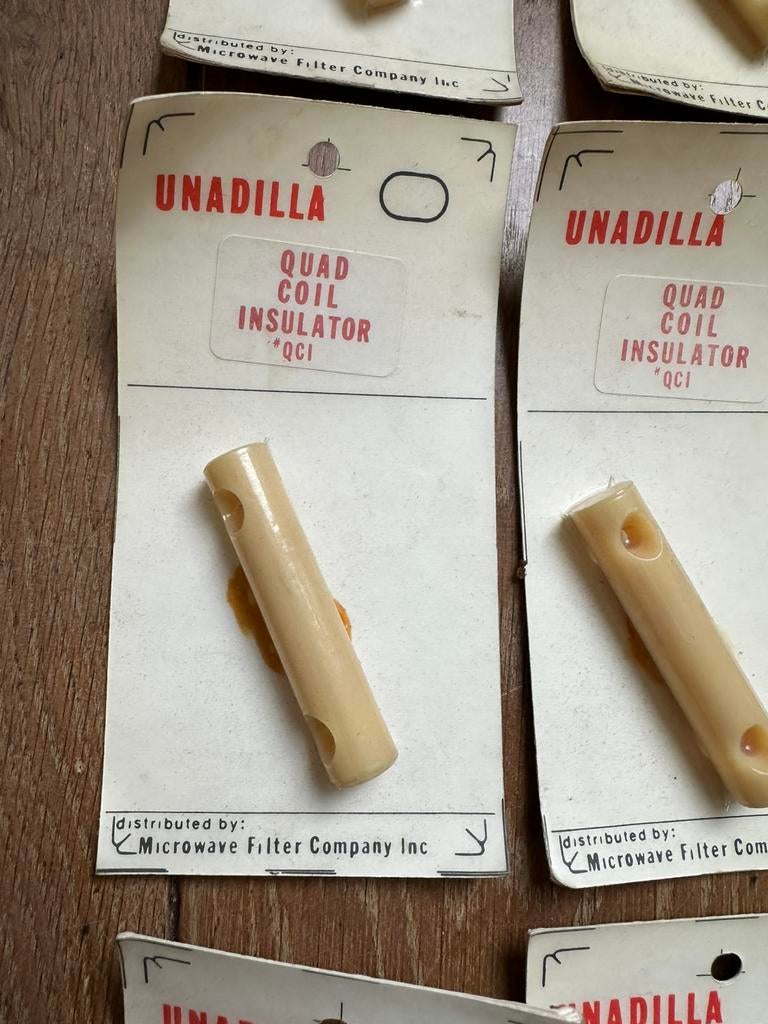 Vintage Unadilla Quad Coil Insulators 25 stuks, Ophalen of Verzenden, Nieuw