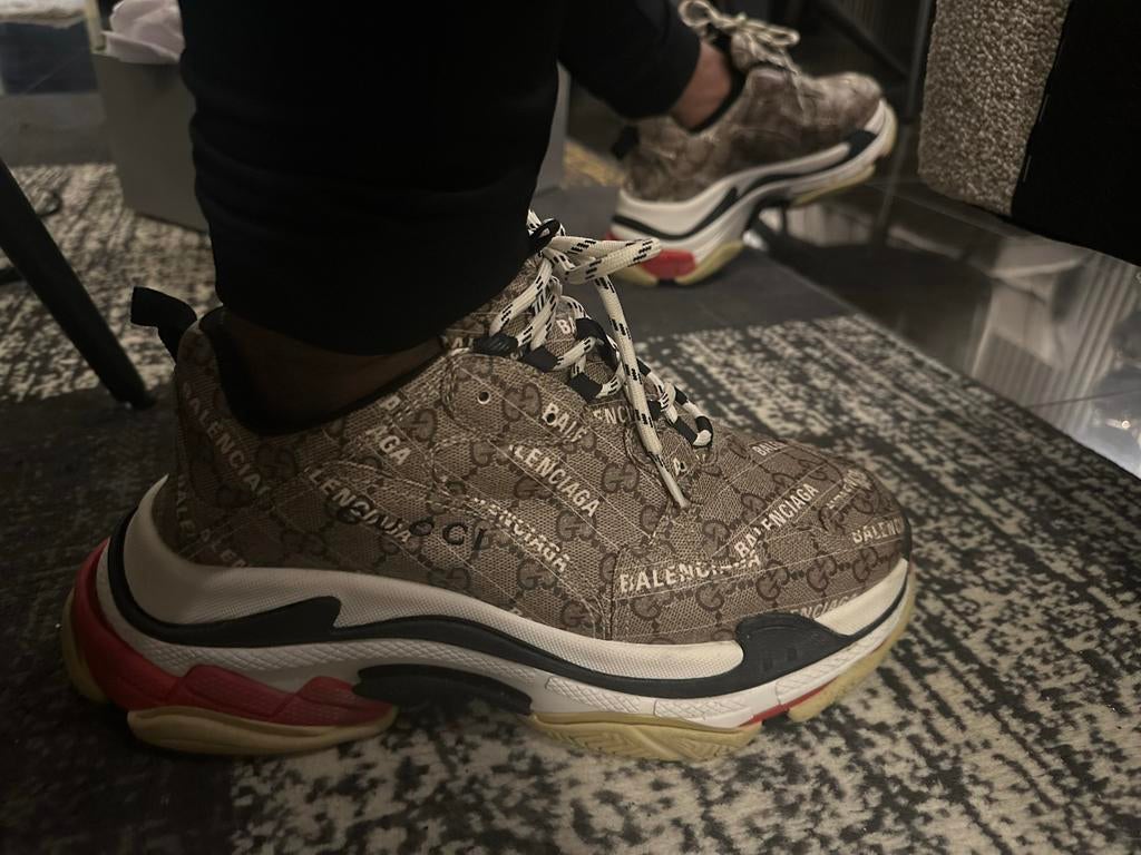 Originele Balenciaga Gucci sneaker, Ophalen of Verzenden, Gebruikt, Bruin, Overige merken