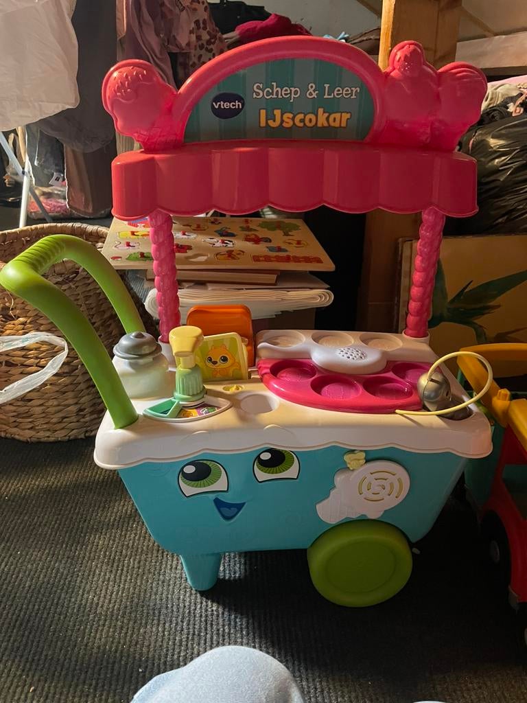 Vtech ijsco wagen, Ophalen of Verzenden, Zo goed als nieuw, 6 maanden tot 2 jaar