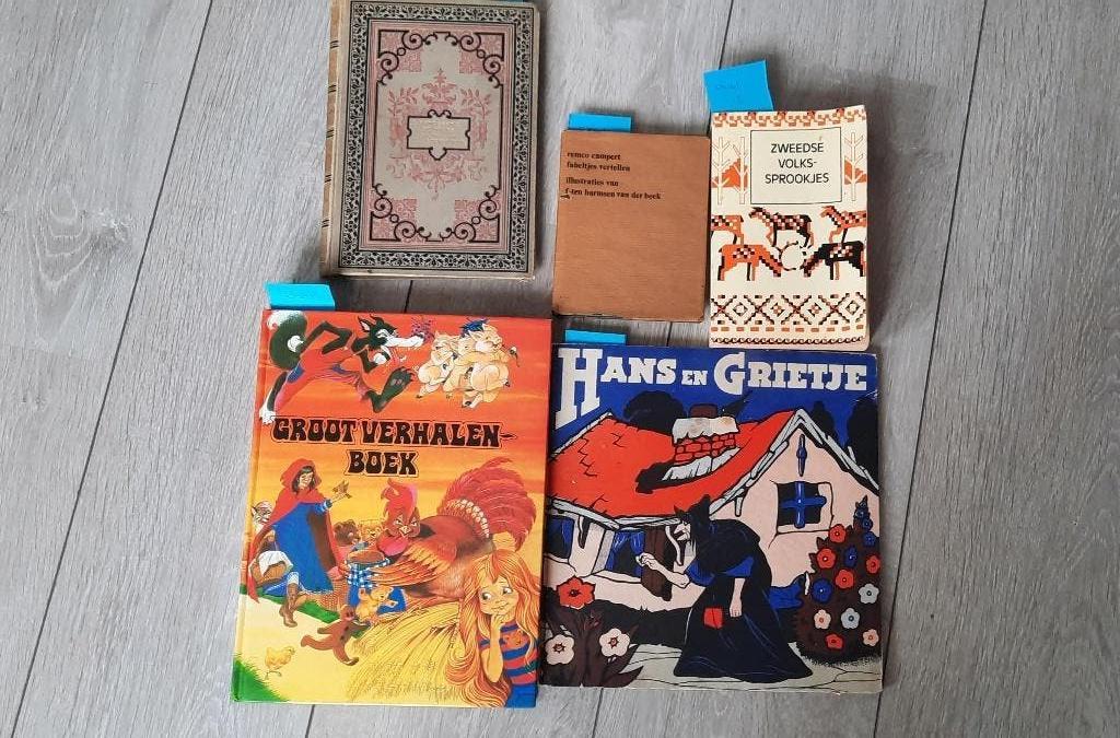 Mooie partij vintage (sprookjes)boeken – Andersen en Campert, Ophalen of Verzenden