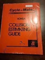 MANUAL BOOK 60 CYCLE-MATE COLLISION ESTIMATING GUIDE HONDA, Motoren, Ophalen of Verzenden, Honda