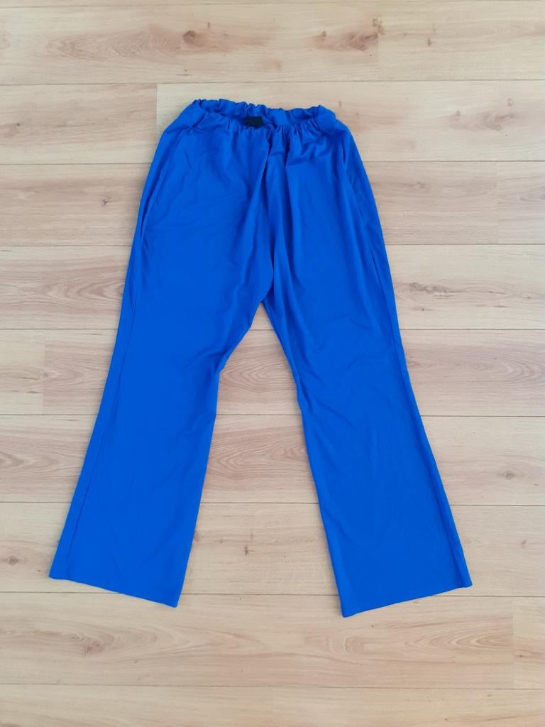 Ophilia travelstof pantalon kobaltblauw maat 5, Kleding | Dames, Grote Maten, Blauw, Ophalen of Verzenden, Zo goed als nieuw, Ophilia