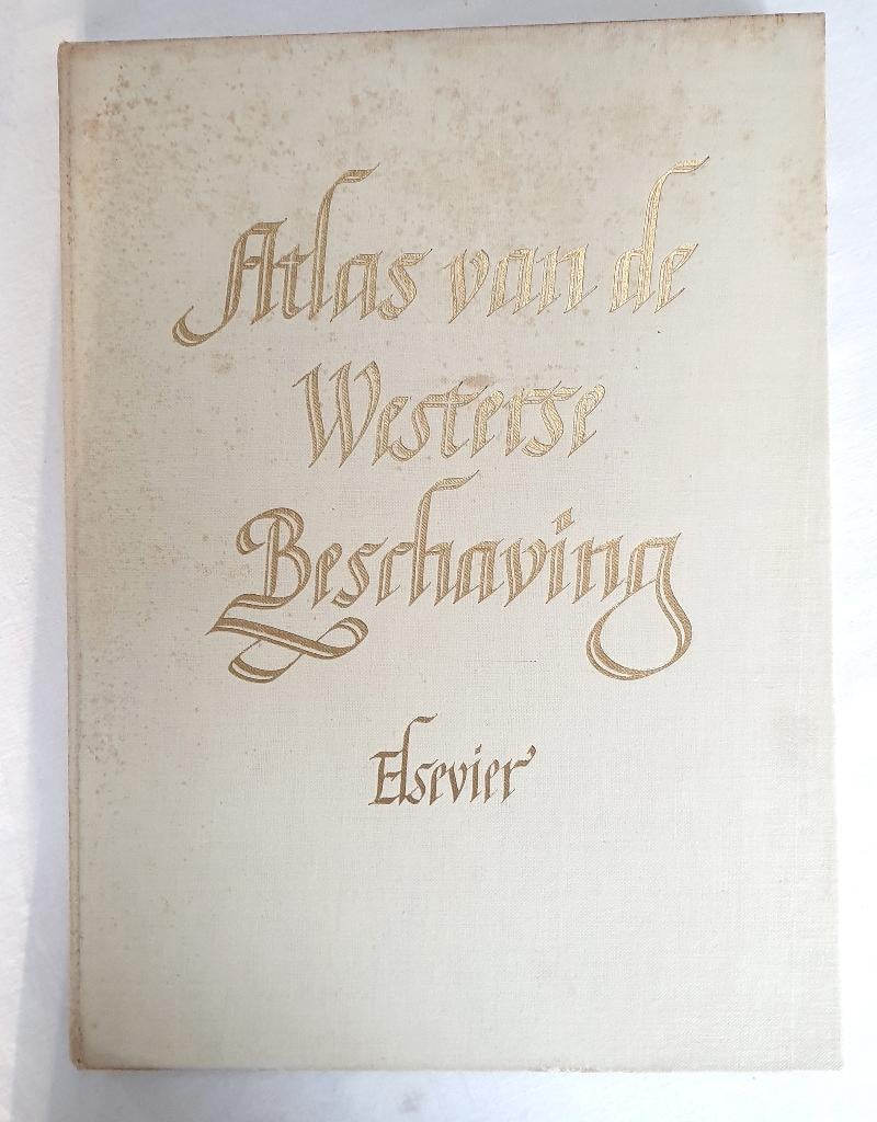 Fraaie historische Atlas van de Westerse Beschaving, 1951, Boeken, Atlassen en Landkaarten, Gelezen, Overige atlassen, Verzenden