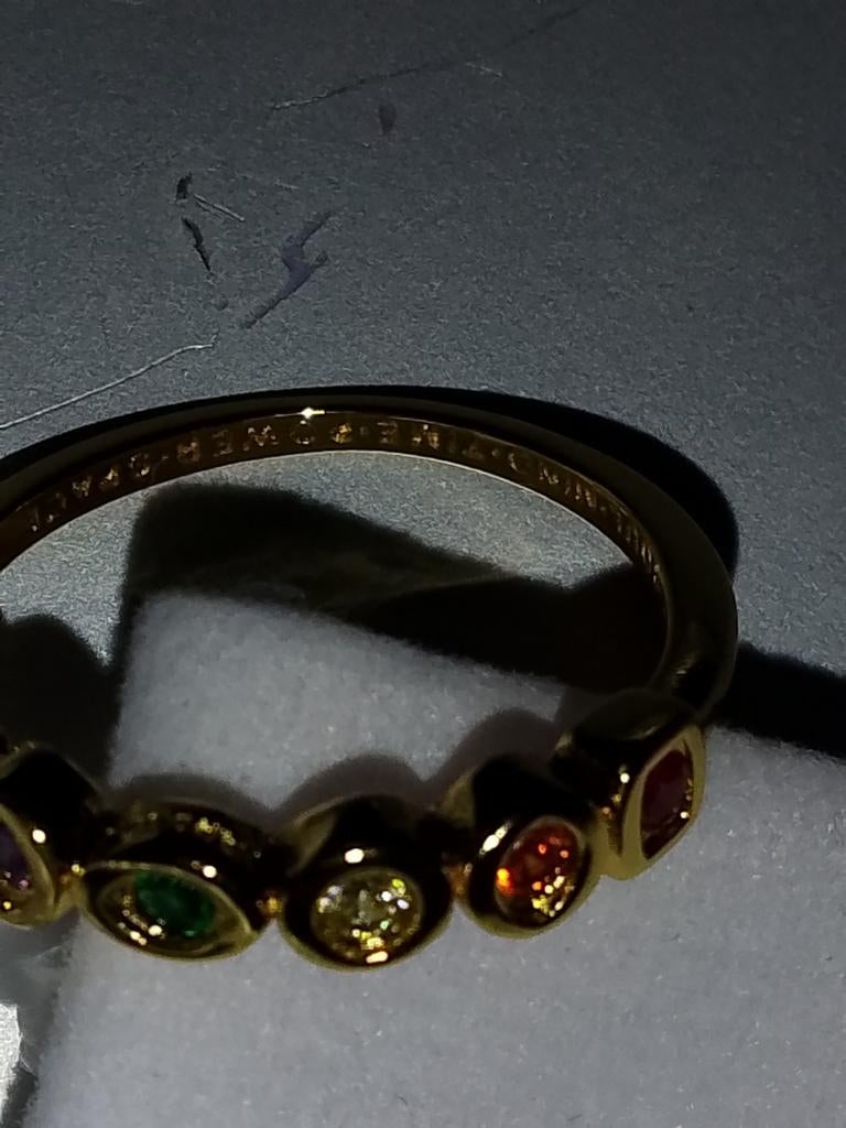 Zilveren Marvel Infinity Stones ring maat 54, Ophalen of Verzenden