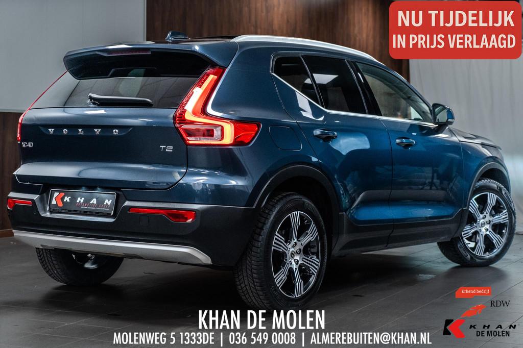 Volvo XC40 T2 Geartronic Inscription BTW|Pano|Leer|HarmanKar, Gebruikt, Bedrijf, 1500 cc, 1625 kg