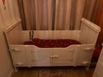 Happy baby peuterbed authentiek hout deurtjes, Kinderen en Baby's, Ophalen, Zo goed als nieuw, 140 tot 160 cm, 70 tot 85 cm