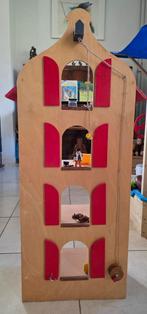 Houten pakhuis, in goede staat,  ong 1 meter hoog, Kinderen en Baby's, Speelgoed | Poppenhuizen, Ophalen, Gebruikt, Poppenhuis