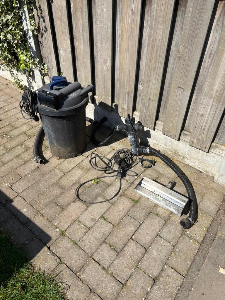 Oase filtroclear 11000, losse uv lamp en rvs waterval, Ophalen, Gebruikt, Vijverfilter