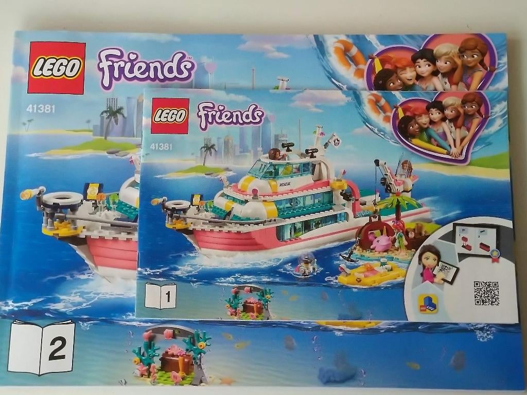 Lego Friends 41381 De Reddingsboot, Compleet, Lego, Friends, Ophalen of Verzenden
