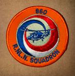 RNLN 860 Squadron Patch MLD, Ophalen of Verzenden, Luchtmacht, Nederland, Embleem of Badge