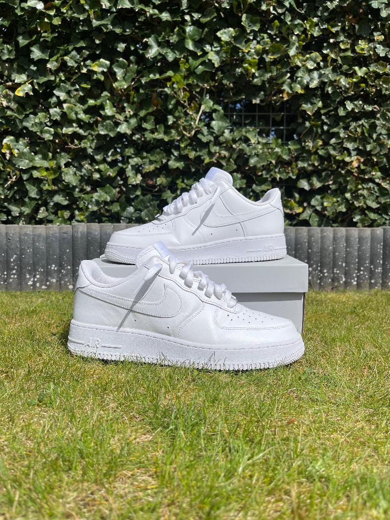 Nike Air Force 1 maat 44,5, Wit, Nike, Ophalen of Verzenden, Sneakers of Gympen