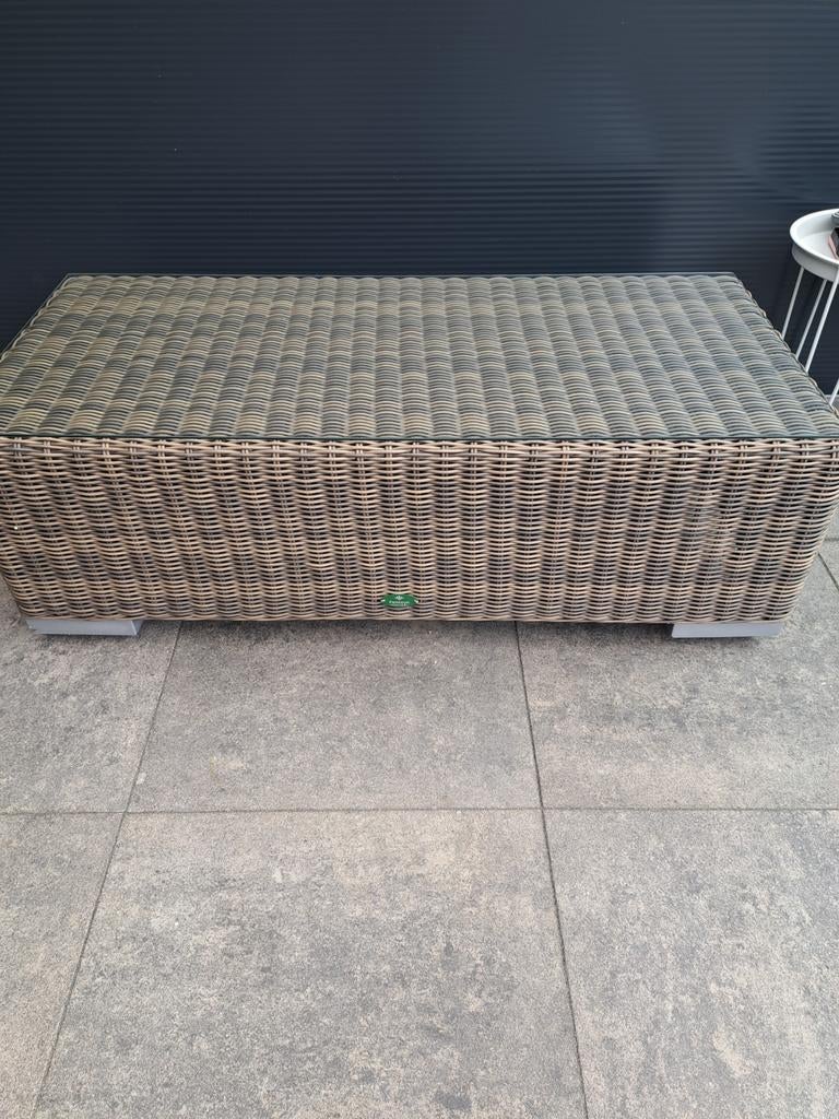 Nieuwe tuin of veranda tafel/ met glas, Ophalen of Verzenden, Nieuw