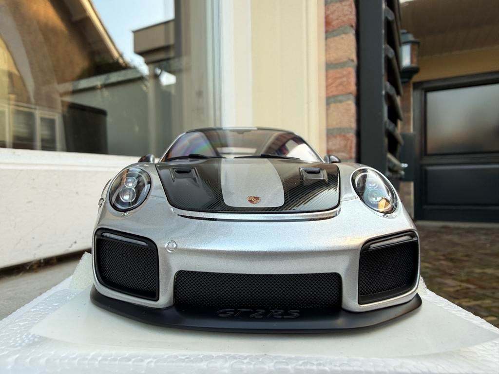 1:18 Porsche 911 991.2 GT2 RS Weissach zilver Autoart 78174, Hobby en Vrije tijd, Modelauto's | 1:18, Auto, Autoart, Nieuw, Ophalen of Verzenden
